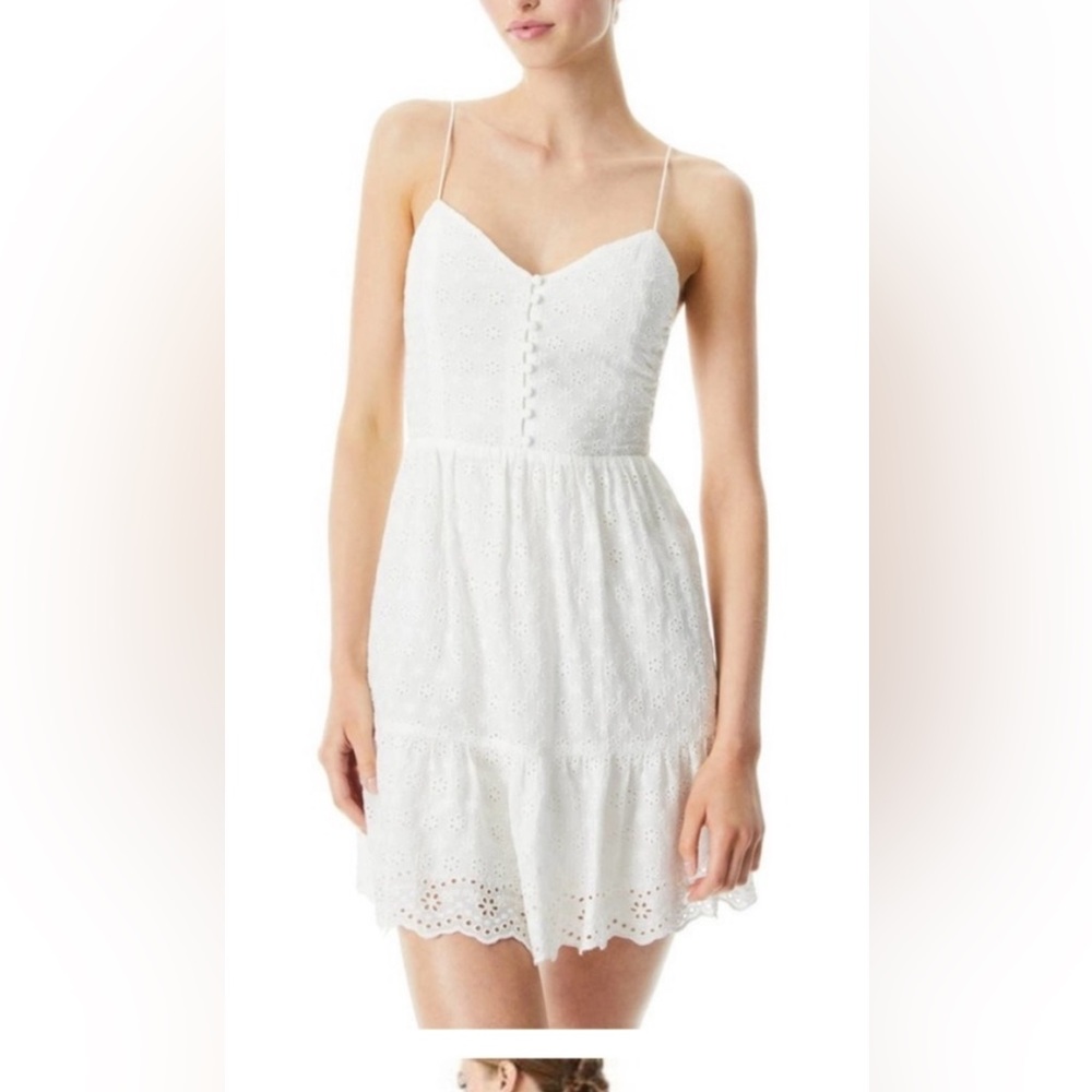 Alice + Olivia White Mini Dress - Picture 6 of 6